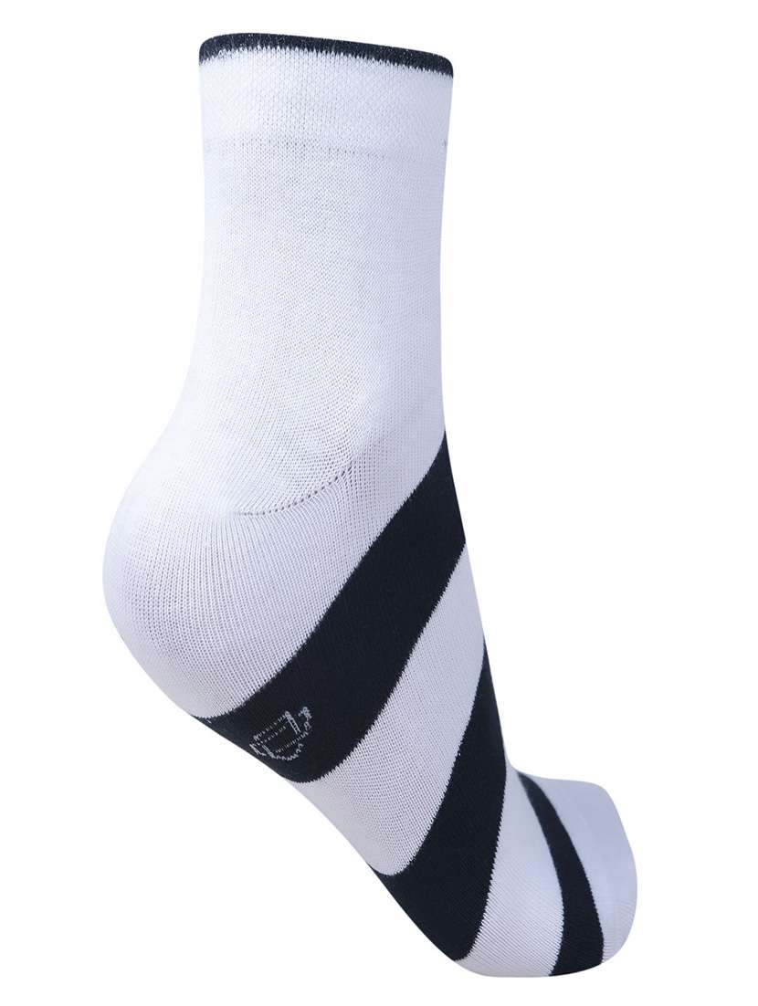 men striped cotton ankle length socks combo - 21587393 -  Standard Image - 1