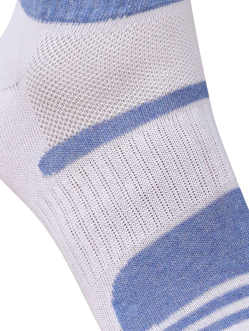 men striped cotton ankle length socks combo - 21587402 -  Standard Image - 4