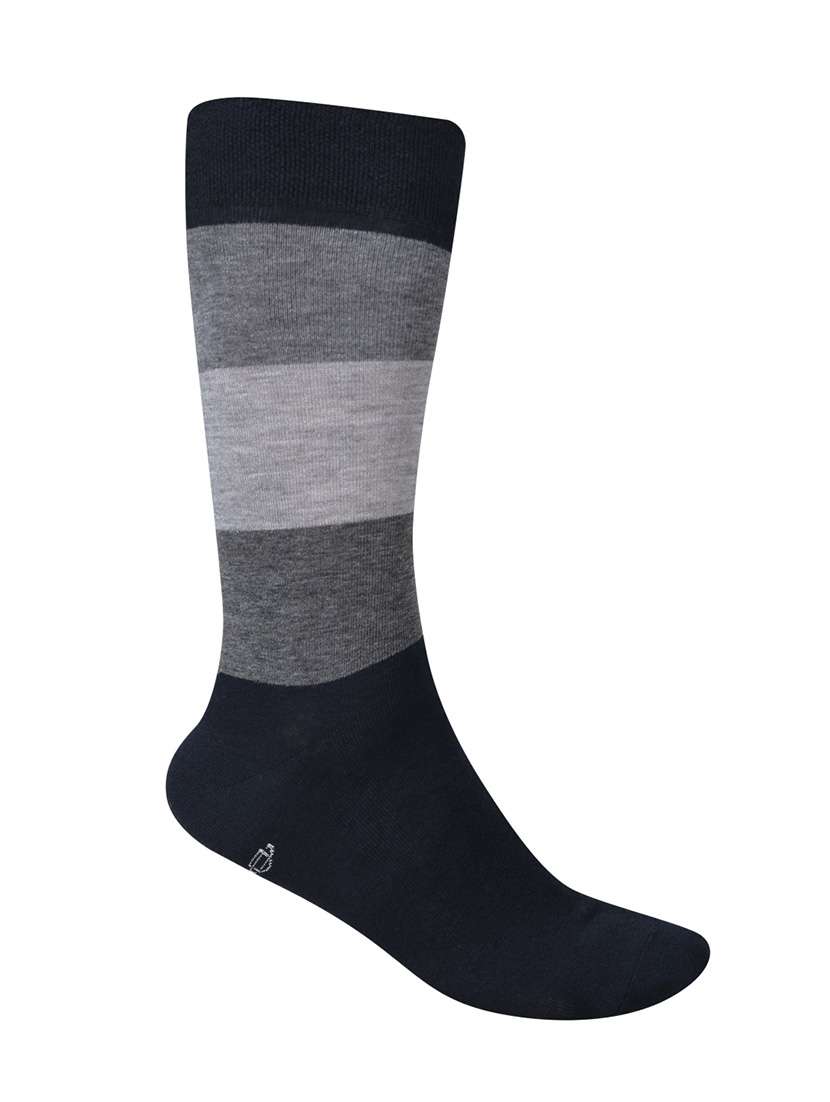 men color block cotton above ankle length socks combo - 21587435 -  Standard Image - 1