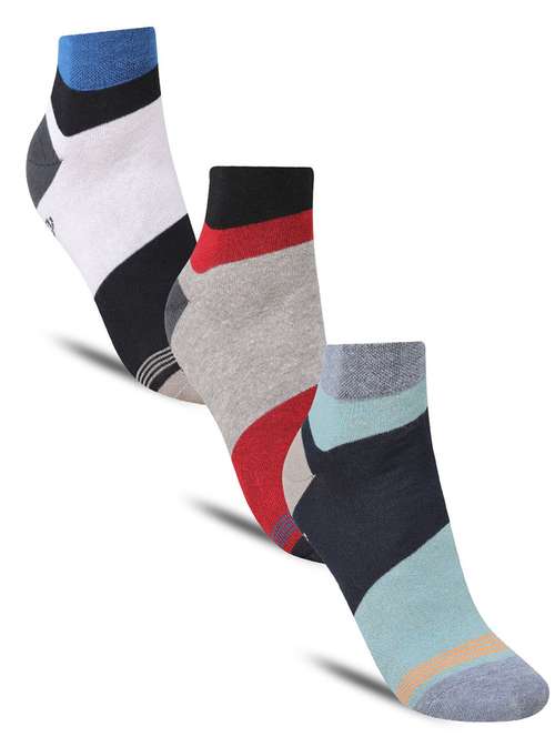 Men Pack Of 3 Ankle Length Sock