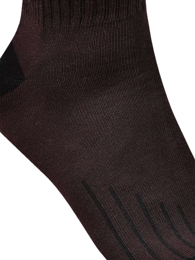 men color block cotton ankle length socks combo - 21587493 -  Standard Image - 4