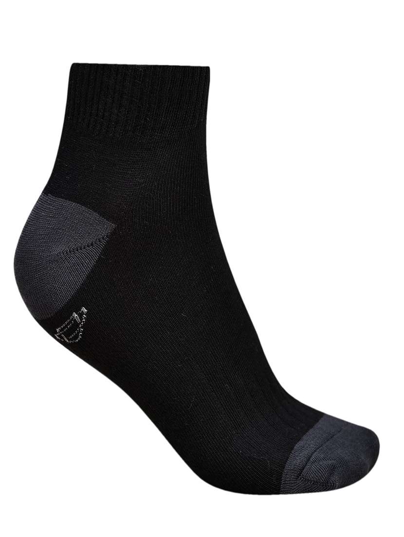 men color block cotton ankle length socks combo - 21587494 -  Standard Image - 1