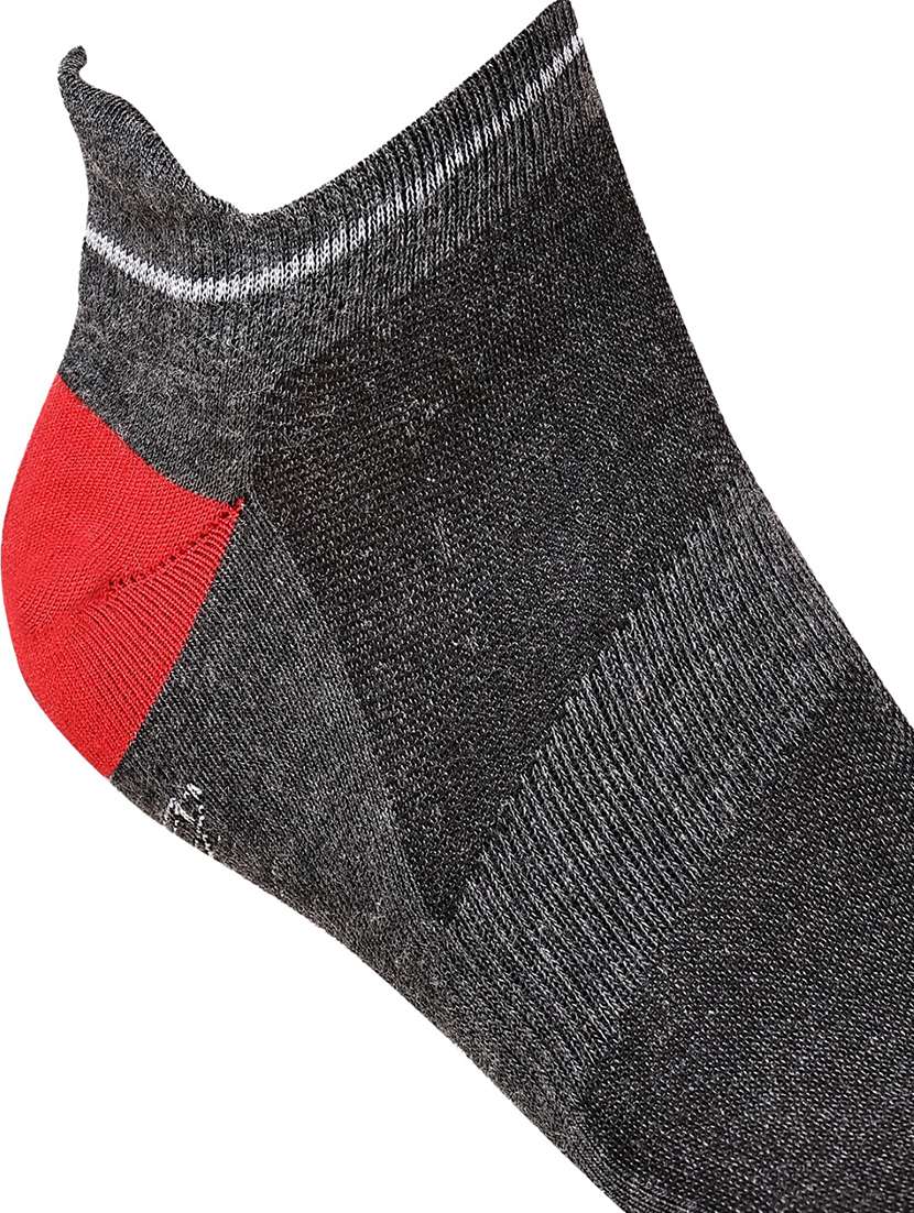men color block cotton ankle length socks combo - 21587519 -  Standard Image - 4