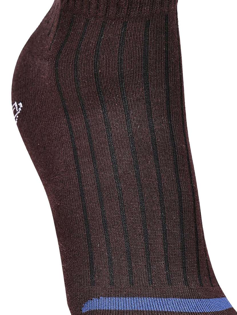 multi colored cotton ankle length sock - 21587551 -  Standard Image - 4