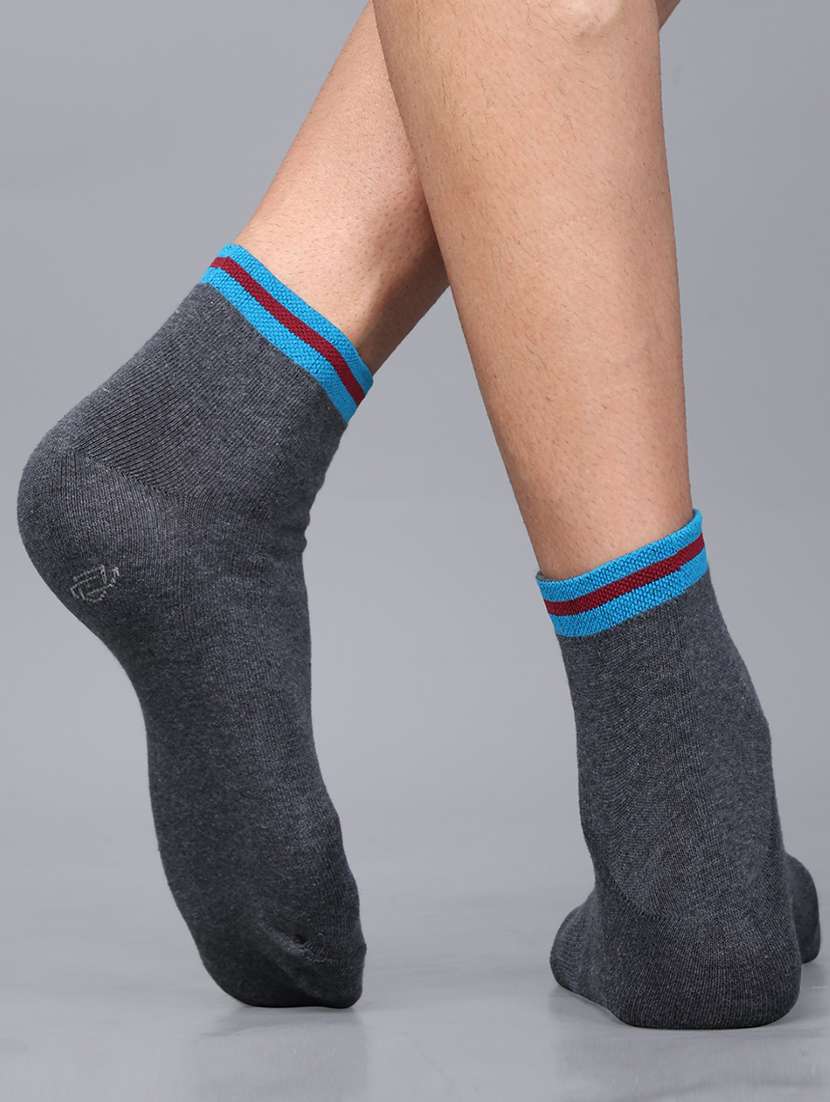 men pack of 3 ankle length sock - 21587569 -  Standard Image - 1