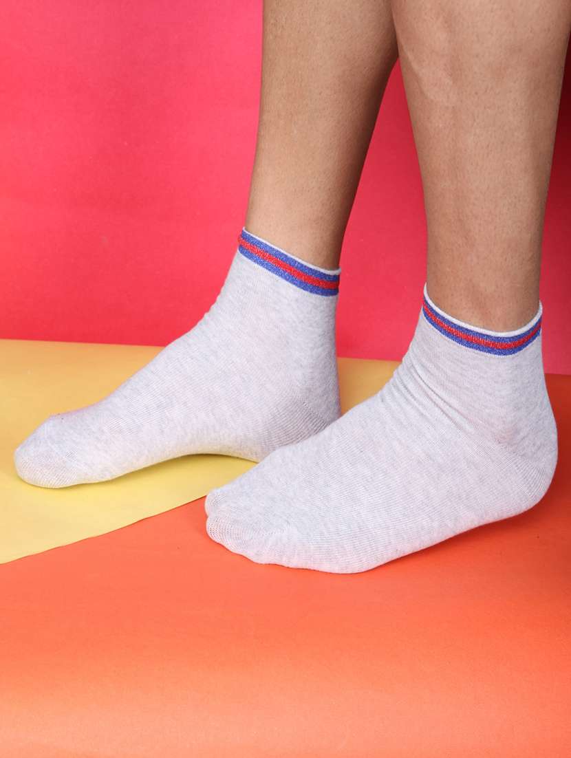 men pack of 5 ankle length socks - 21587576 -  Standard Image - 1