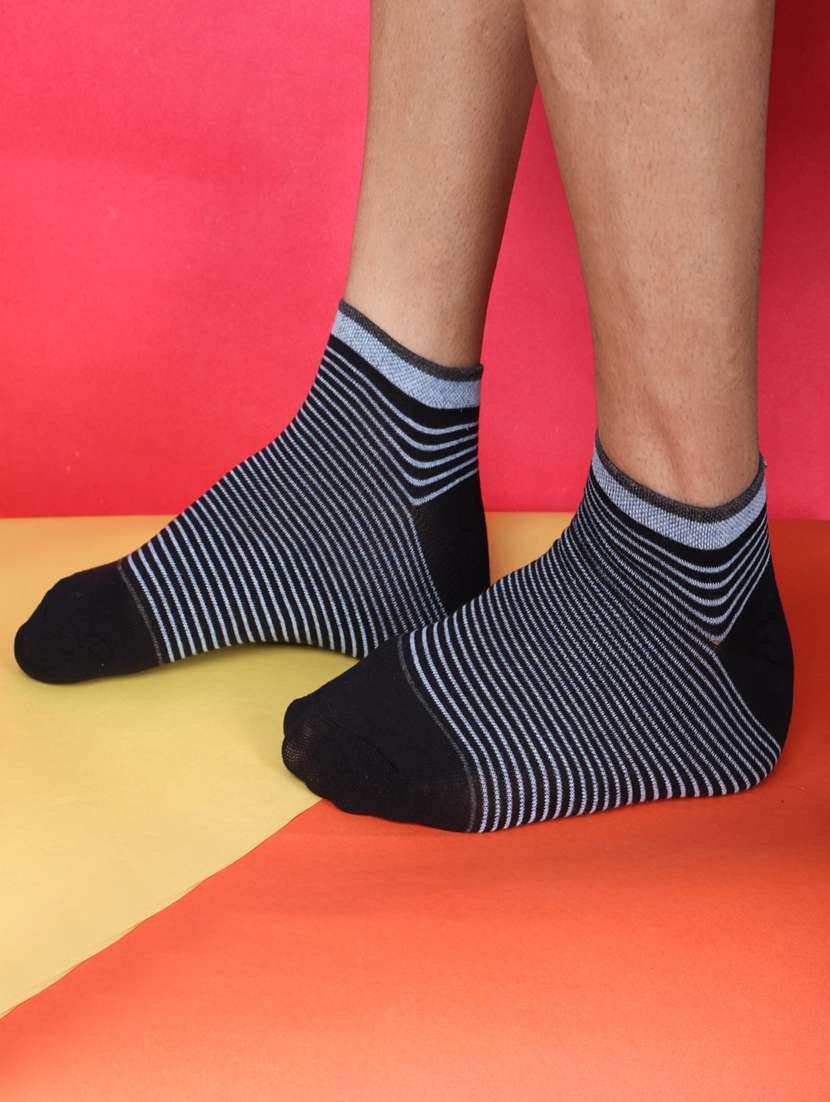 men pack of 3 ankle length sock - 21587605 -  Standard Image - 1