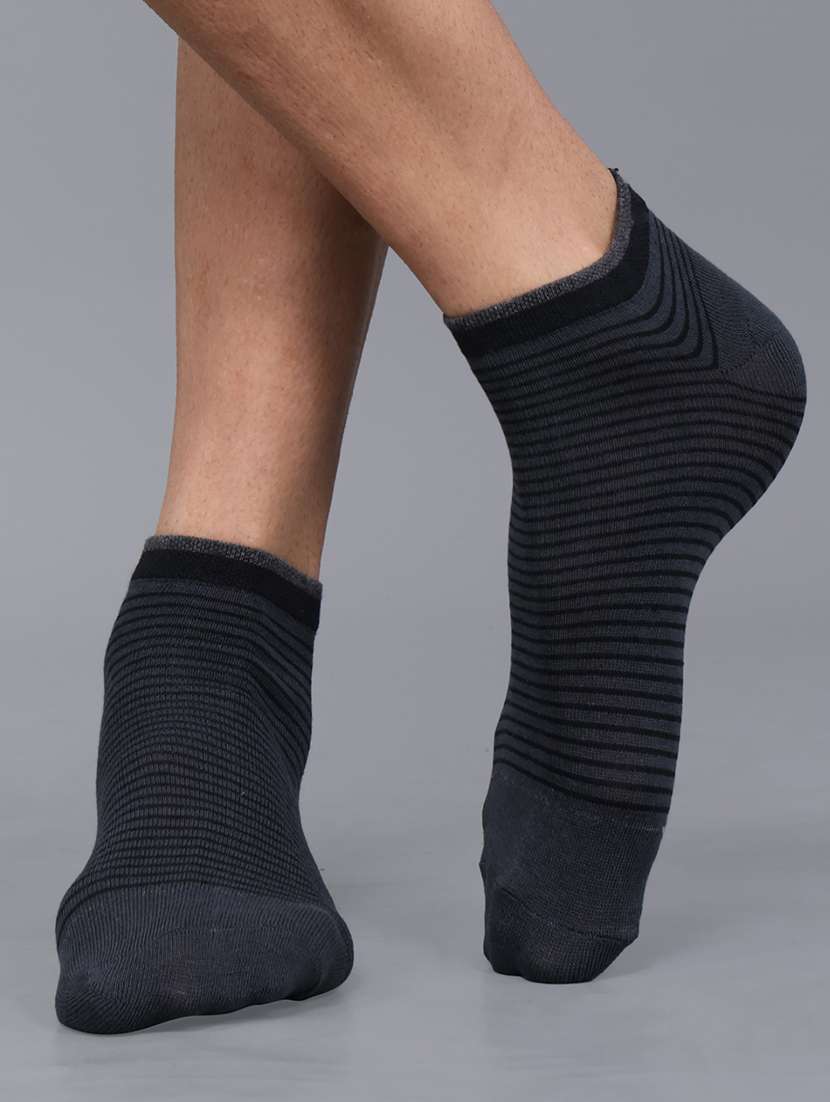 men cotton ankle length socks combo - 21587611 -  Standard Image - 1