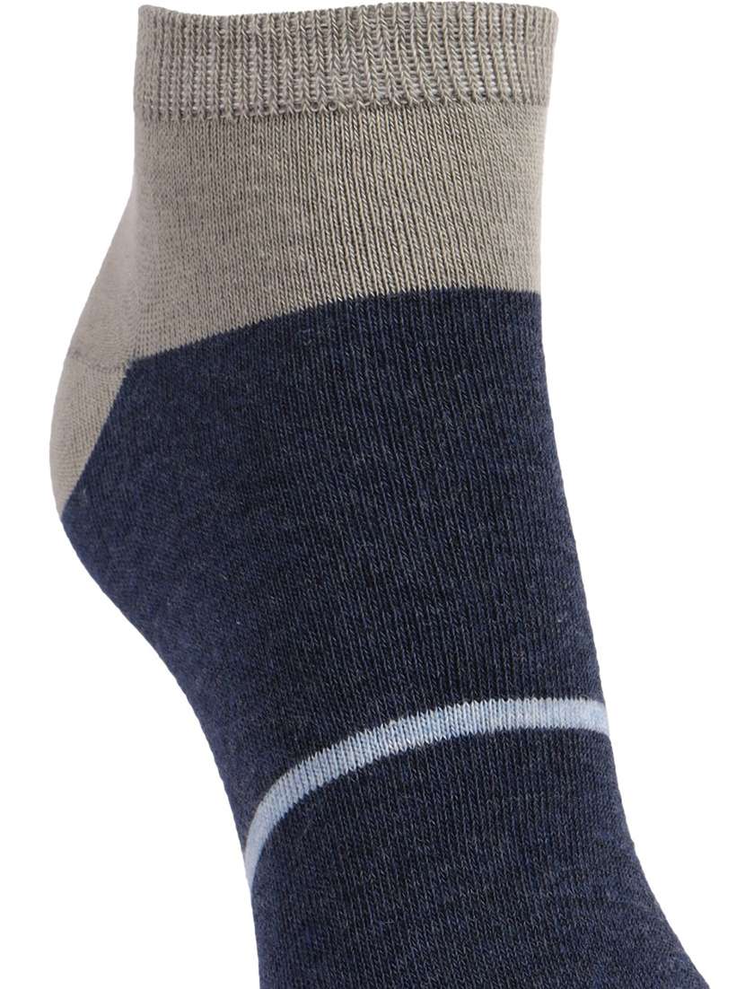 men pack of 3 ankle length socks - 21587645 -  Standard Image - 4