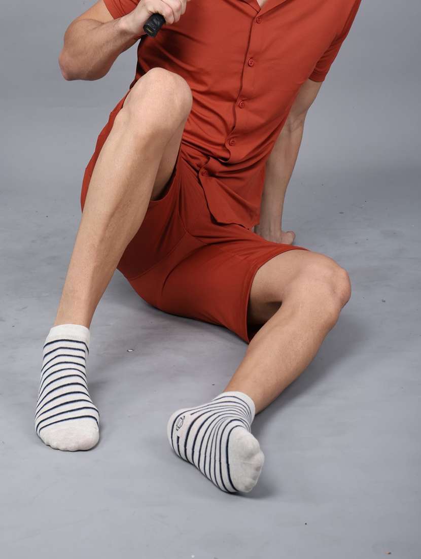 men cotton ankle length socks combo - 21587702 -  Standard Image - 4
