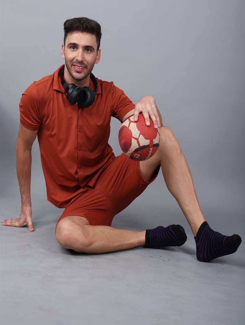 men cotton ankle length socks combo - 21587711 -  Standard Image - 4