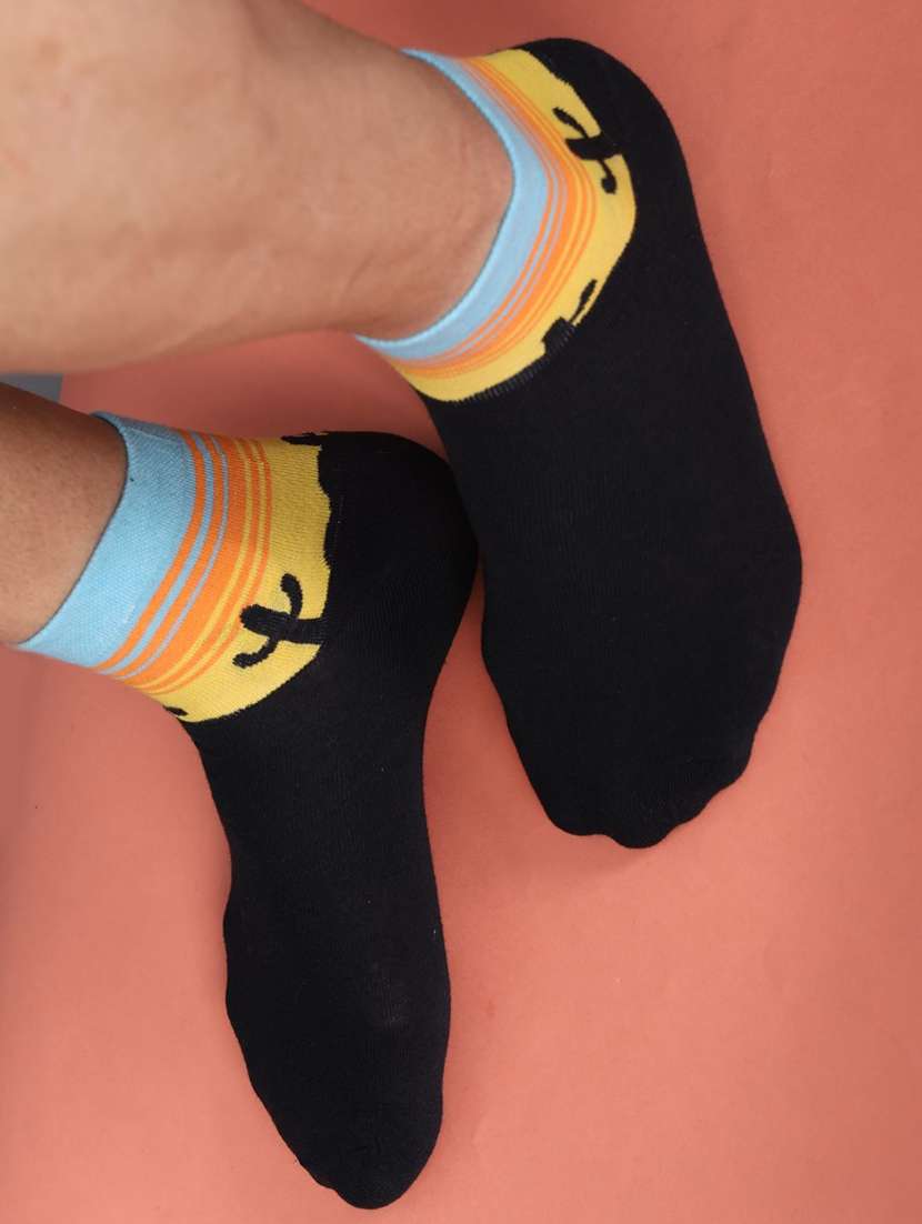 men cotton ankle length socks combo - 21587741 -  Standard Image - 1