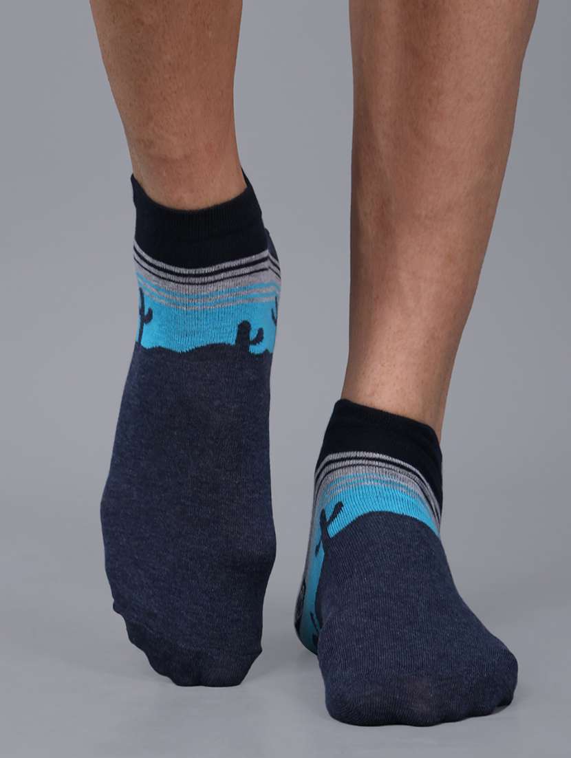 men cotton ankle length socks combo - 21587742 -  Standard Image - 1