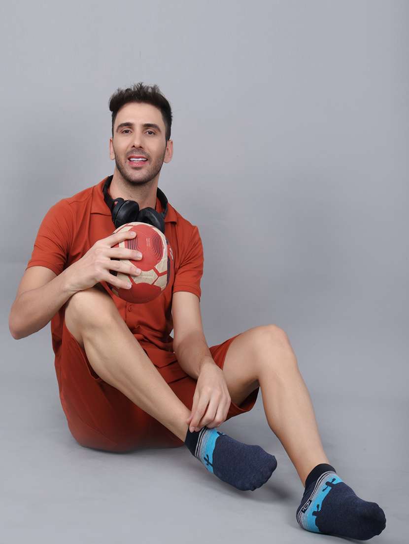 men cotton ankle length socks combo - 21587742 -  Standard Image - 4