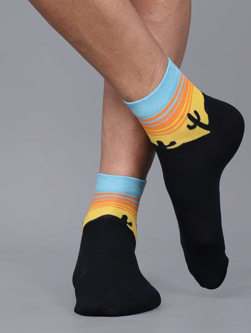 men cotton ankle length socks combo - 21587745 -  Standard Image - 1