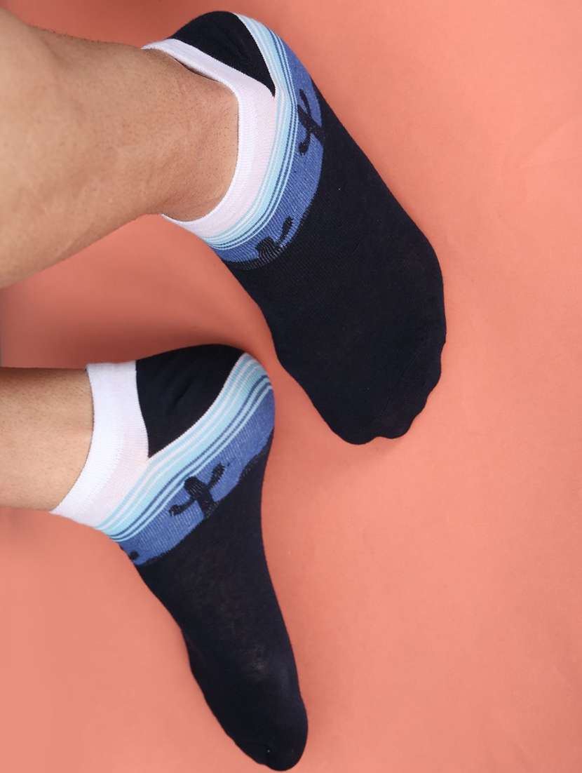 men cotton ankle length socks combo - 21587750 -  Standard Image - 1