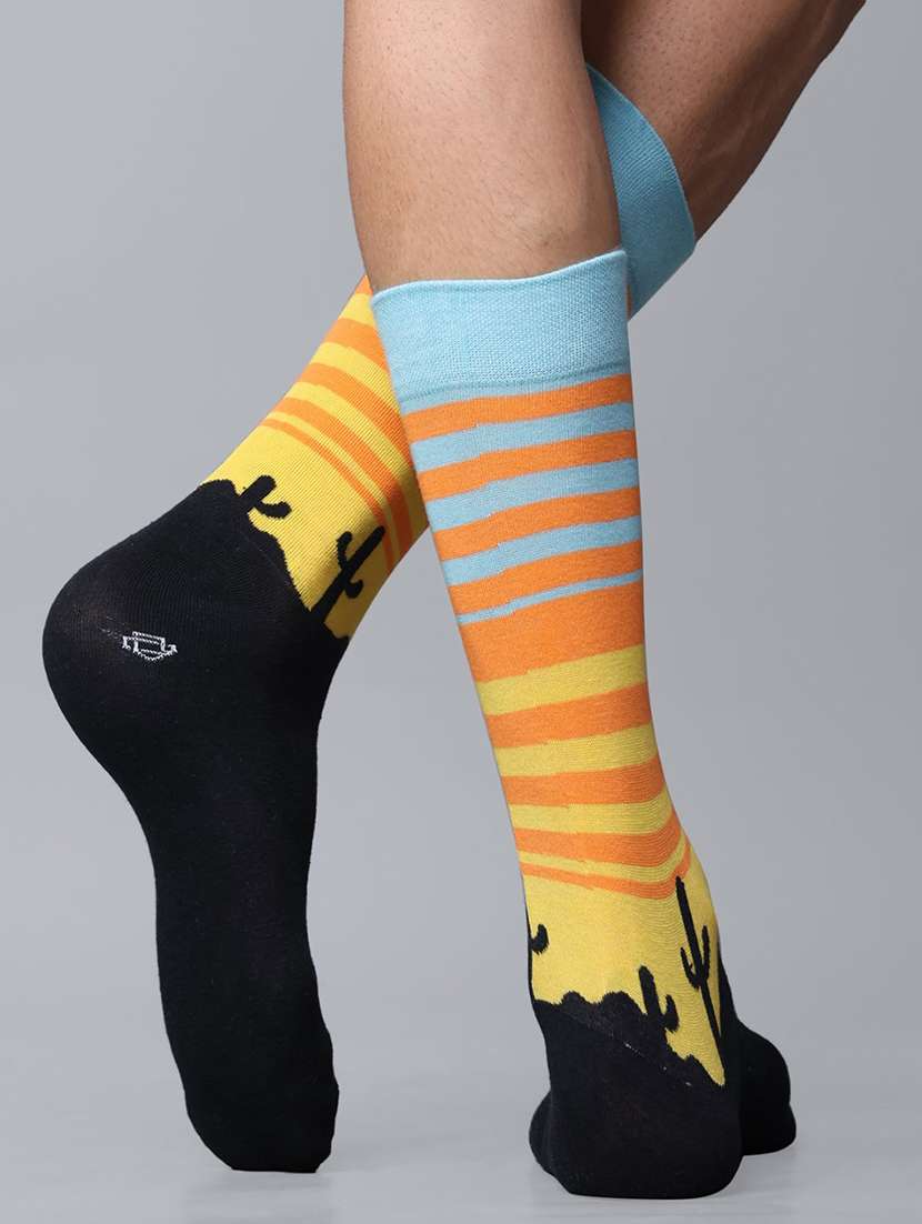 men cotton above ankle length socks combo - 21587756 -  Standard Image - 1