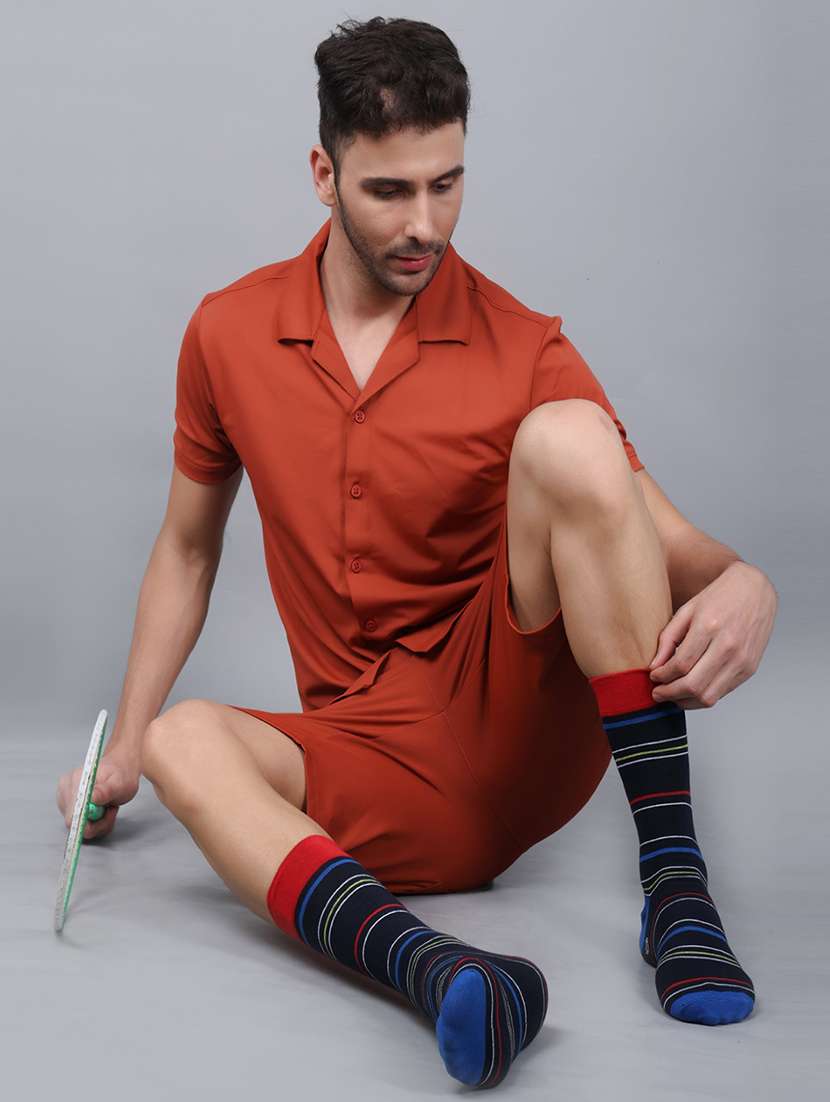 men pack of 3 above ankle length sock - 21587764 -  Standard Image - 4