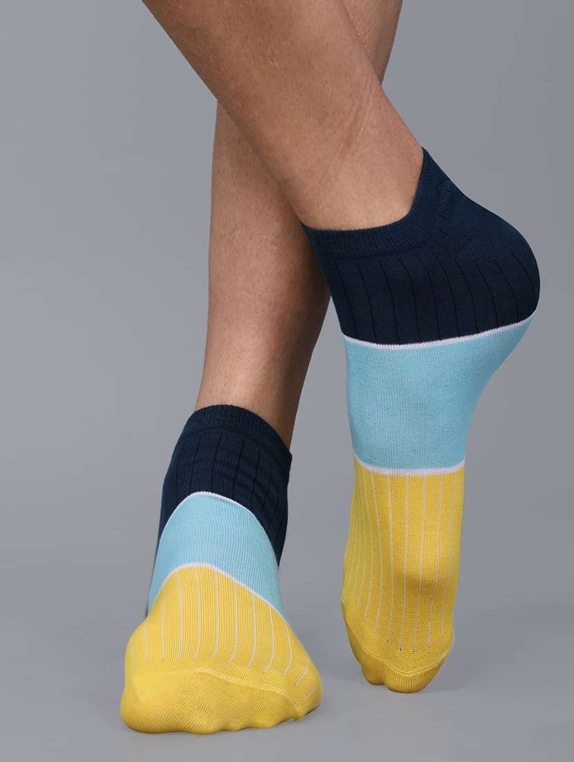 men cotton ankle length socks combo - 21587781 -  Standard Image - 1