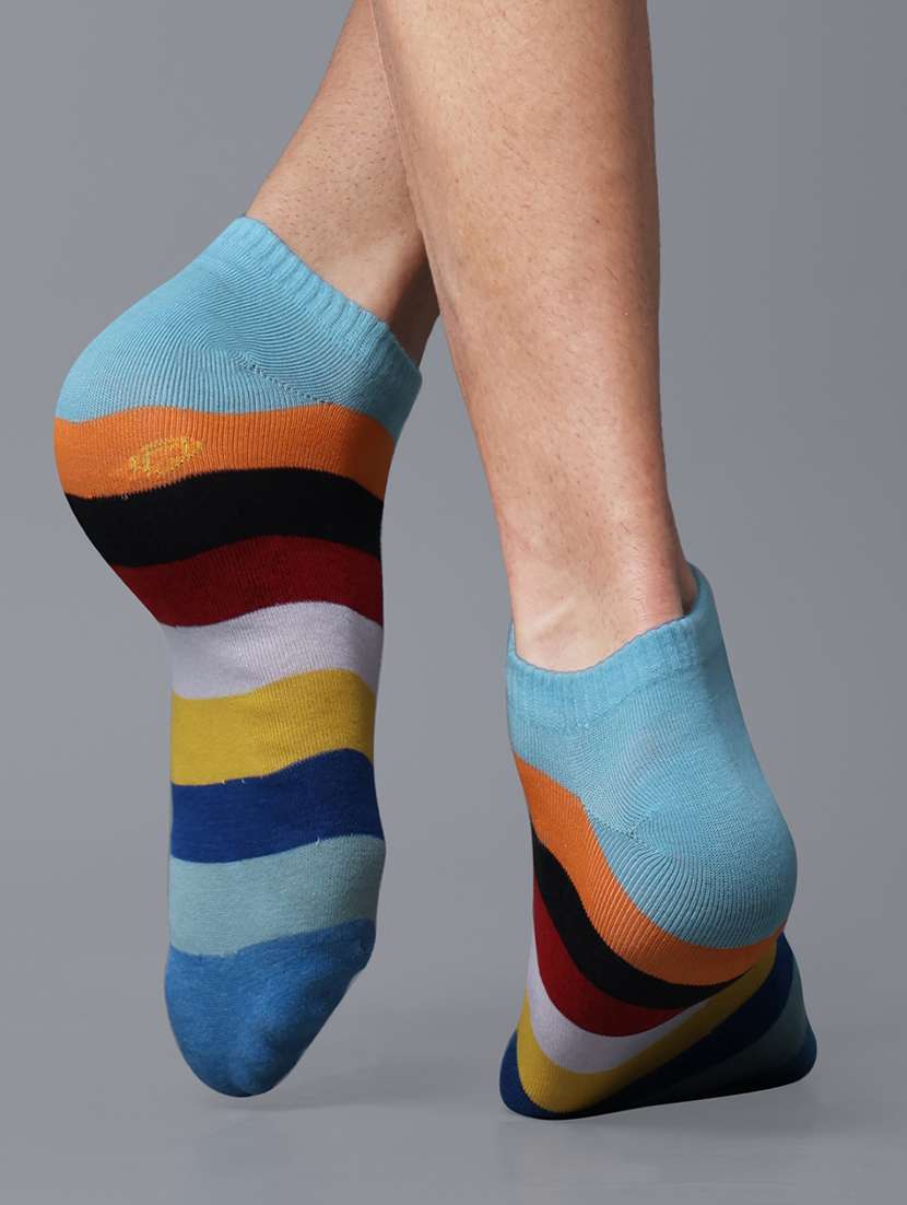 men cotton ankle length socks combo - 21587790 -  Standard Image - 4