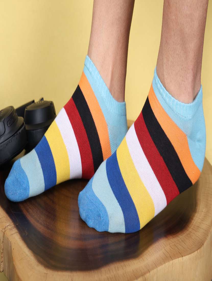 men cotton ankle length socks combo - 21587793 -  Standard Image - 1