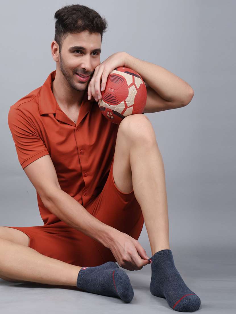 men cotton ankle length socks combo - 21587920 -  Standard Image - 4