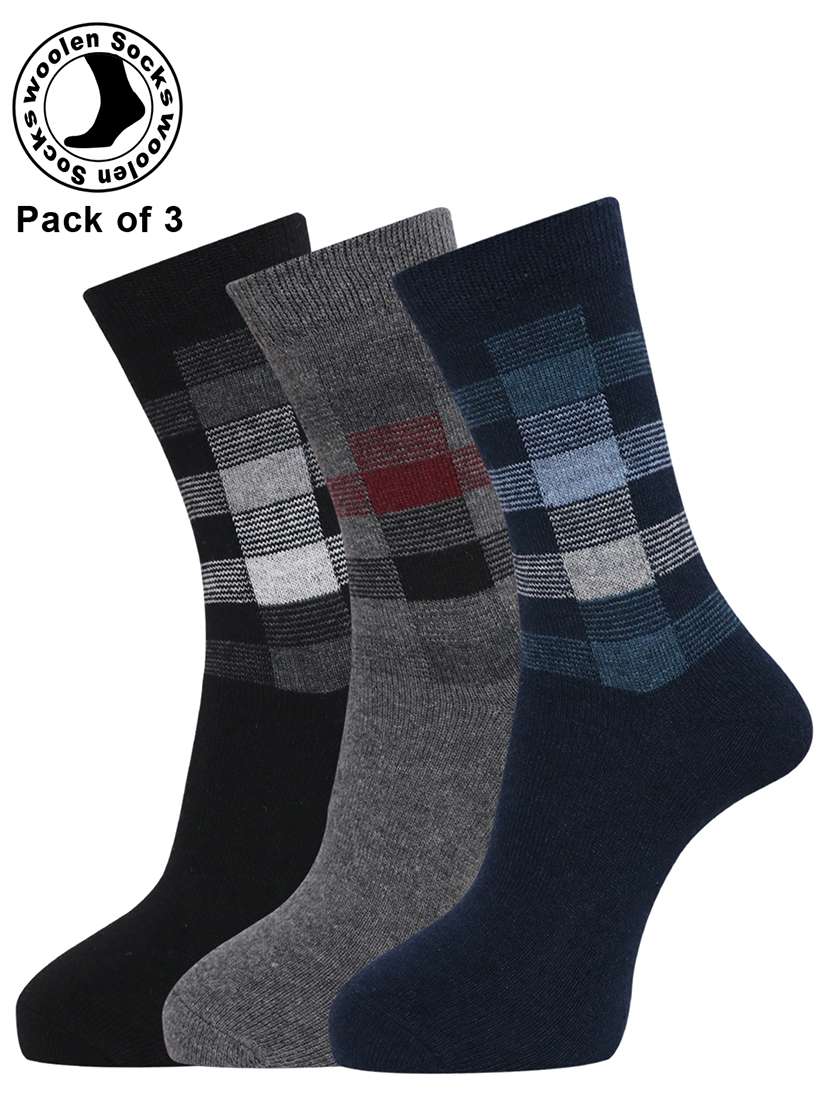men pack of 3 above ankle length sock