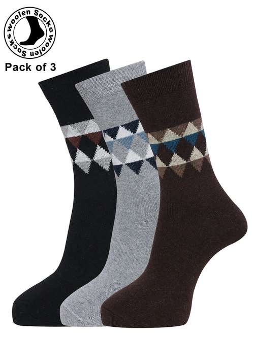 men pack of 3 above ankle length sock - 21588122 -  Standard Image - 0