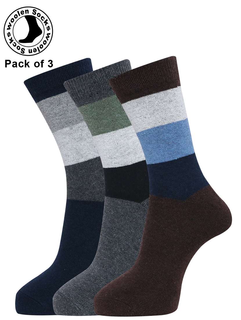 men pack of 3 above ankle length sock