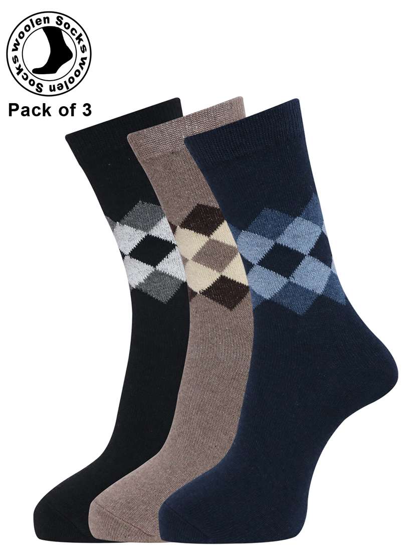 men pack of 3 above ankle length sock