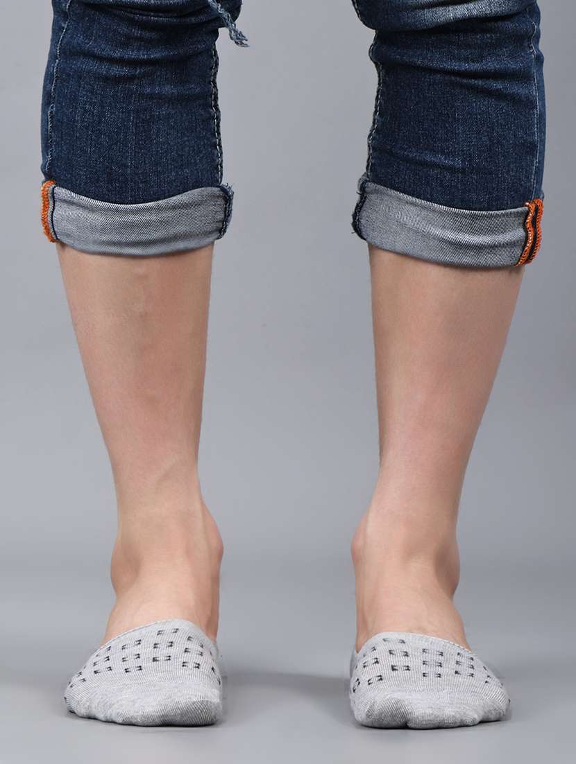 men striped cotton no show socks combo - 21588141 -  Standard Image - 1