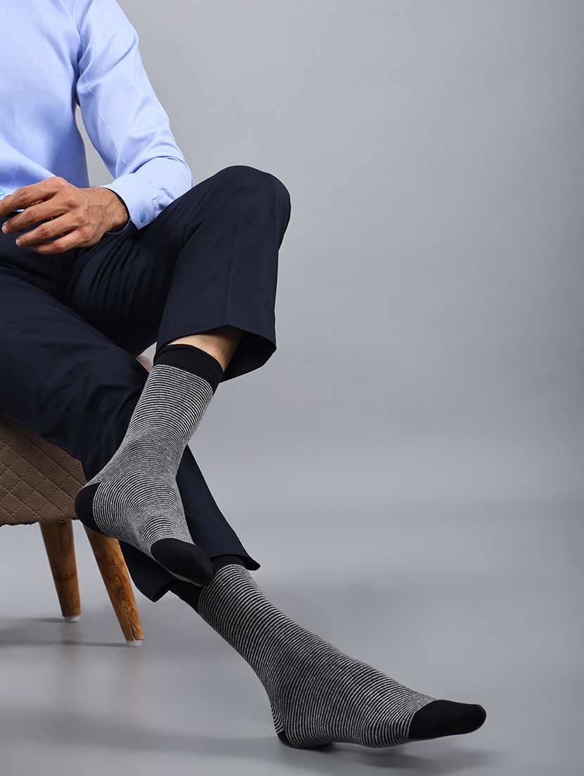 men pack of 3 above ankle length sock - 21588157 -  Standard Image - 4