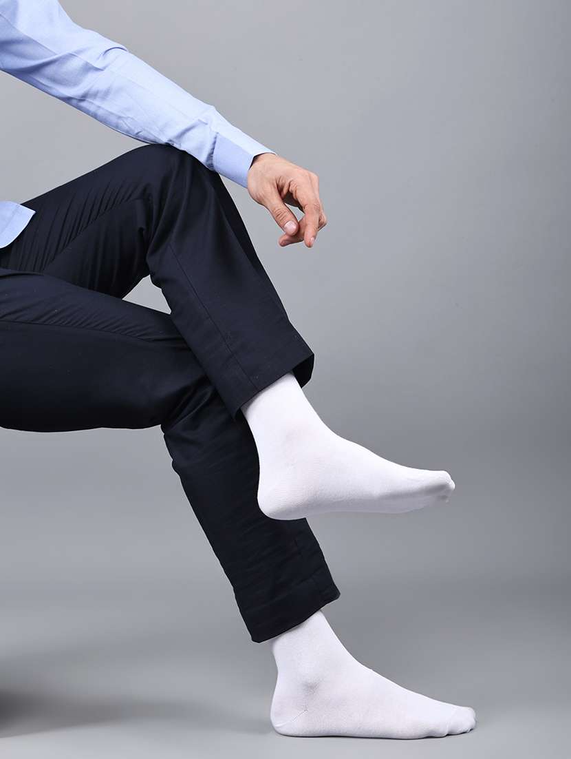 multi colored cotton above ankle length sock - 21588167 -  Standard Image - 4