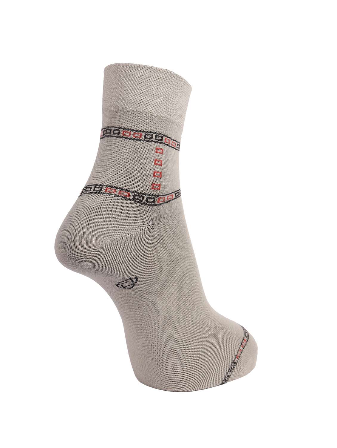multi colored cotton ankle length sock - 21588291 -  Standard Image - 4