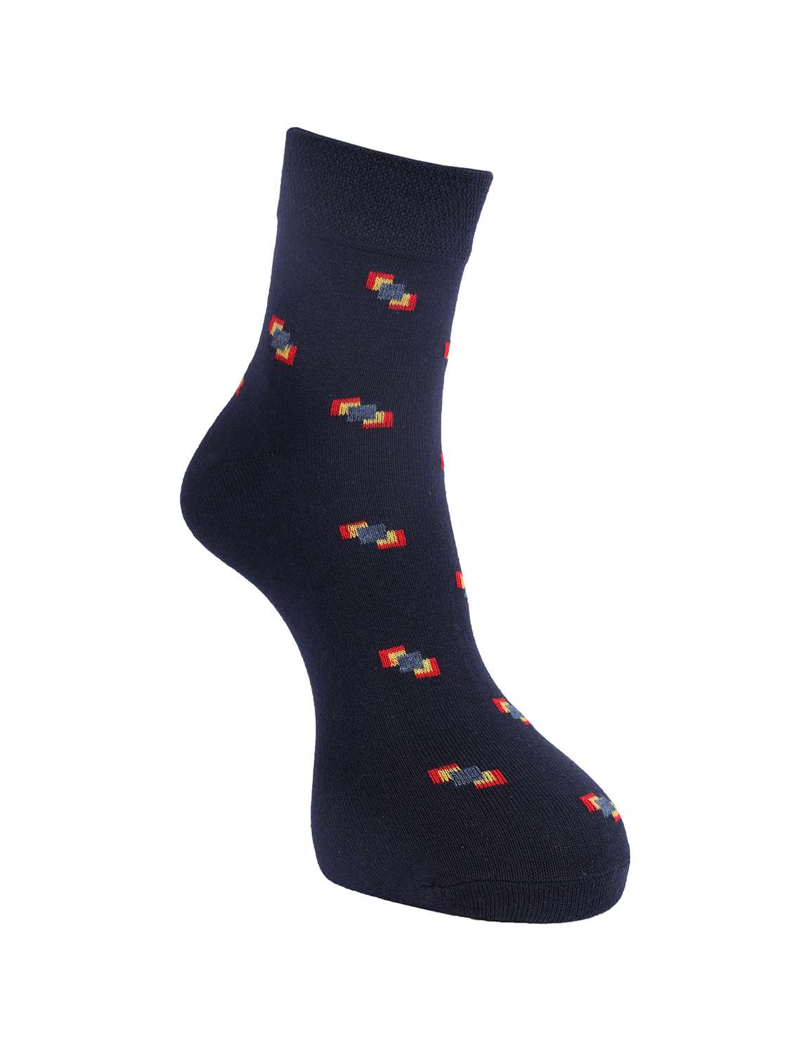 men printed ankle length socks combo - 21588499 -  Standard Image - 1
