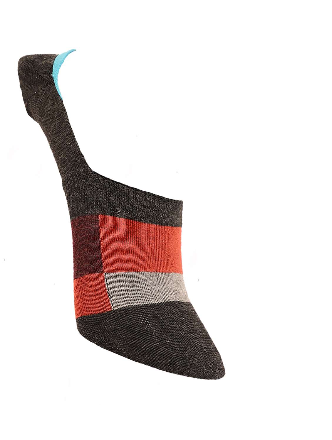 men pack of 3 color block no show socks - 21588519 -  Standard Image - 1