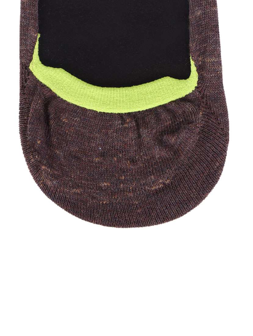 men pack of 3 color block no show socks - 21588528 -  Standard Image - 4