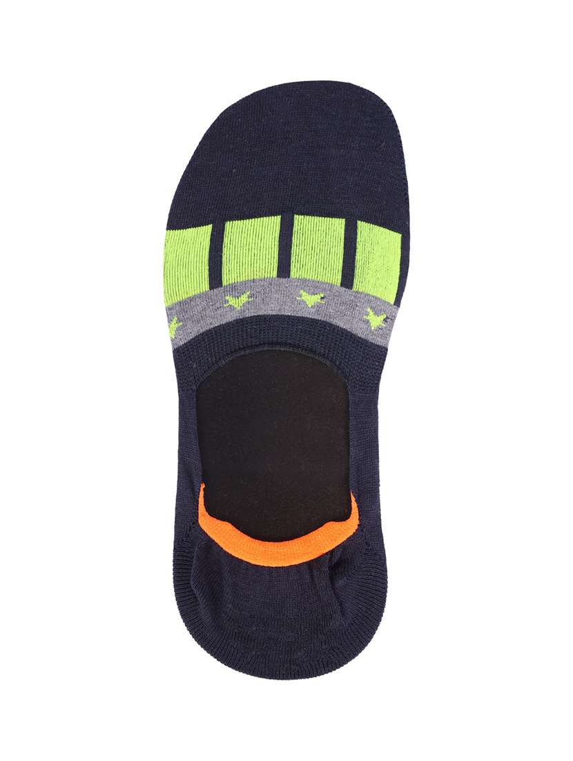 men pack of 3 color block no show socks - 21588529 -  Standard Image - 1