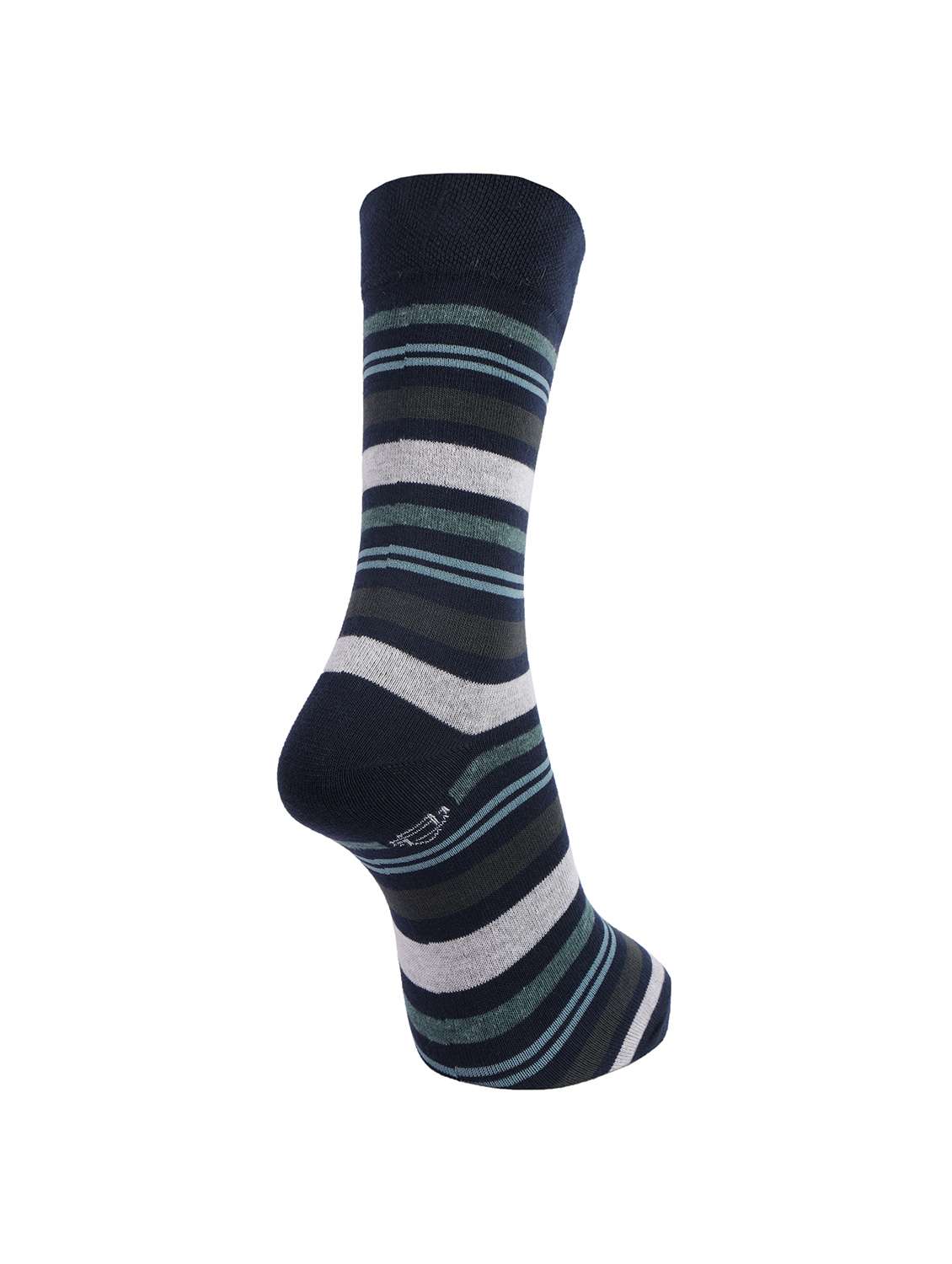men striped above ankle length socks combo - 21588572 -  Standard Image - 1