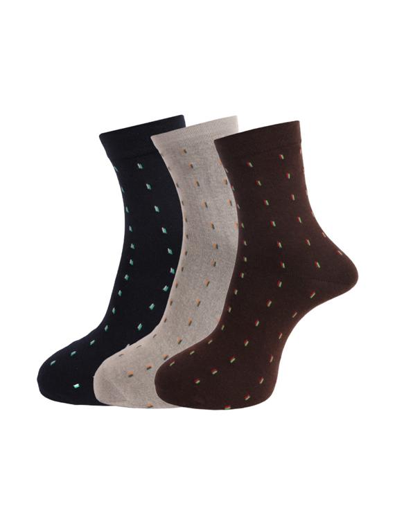 men printed above ankle length socks combo - 21588574 - Standard Image - 1