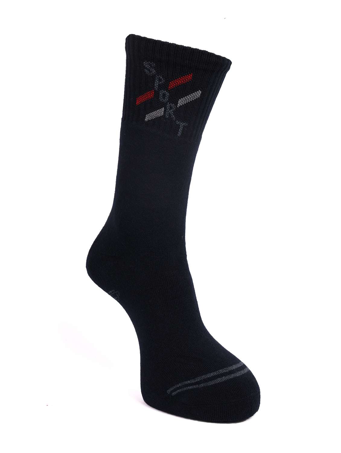 men striped above ankle length socks combo - 21588652 -  Standard Image - 1