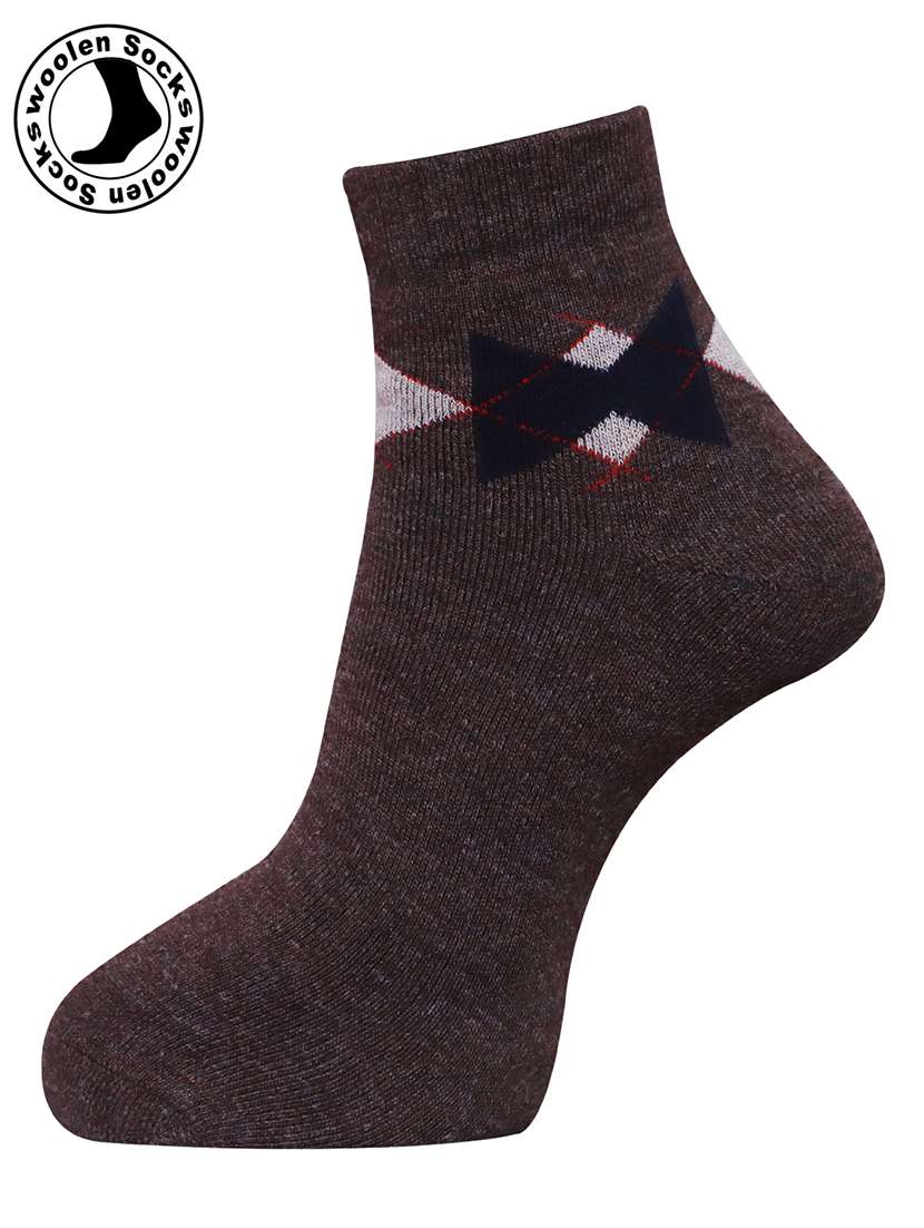 men printed ankle length socks combo - 21588677 -  Standard Image - 1