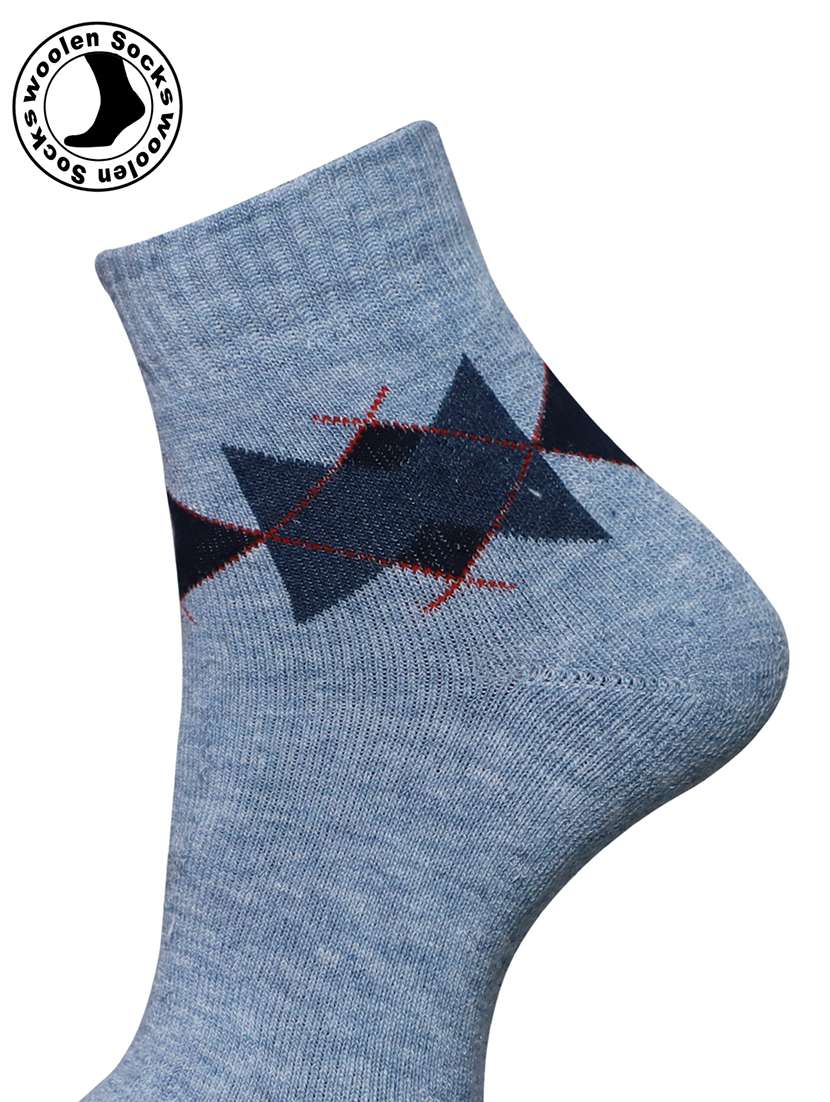 men printed ankle length socks combo - 21588677 -  Standard Image - 4
