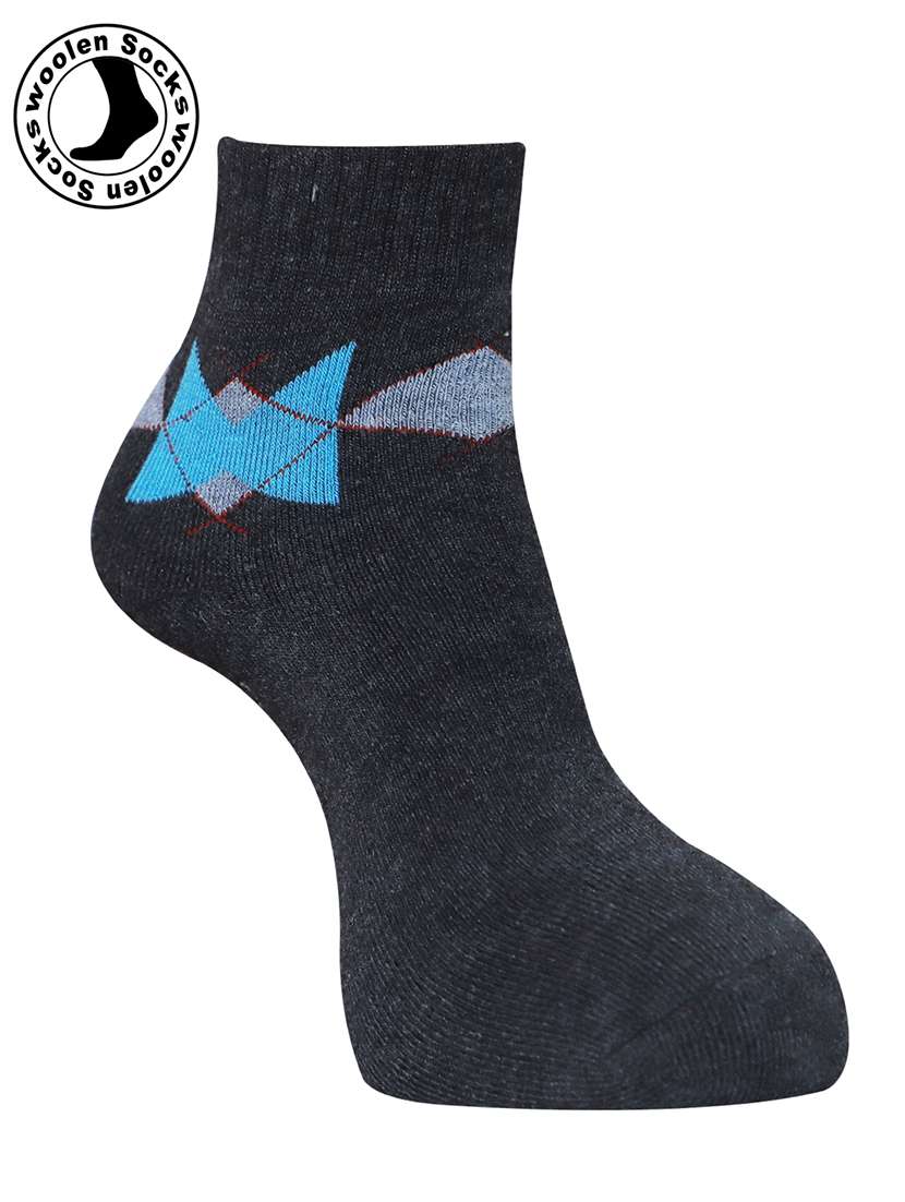 men printed ankle length socks combo - 21588678 -  Standard Image - 1