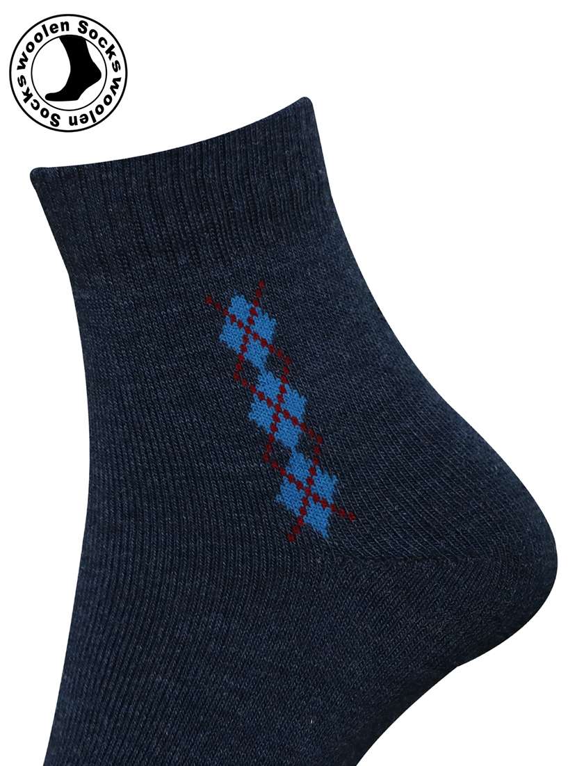 men pack of 3 printed ankle length socks combo - 21588682 -  Standard Image - 4