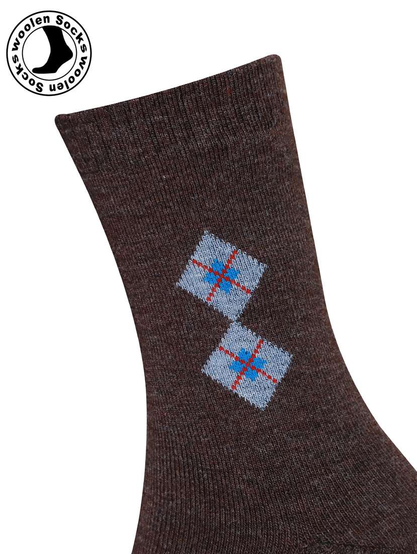 men pack of 3 printed above ankle length socks combo - 21588687 -  Standard Image - 4