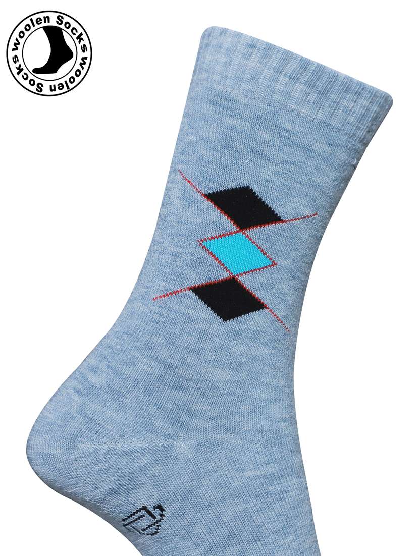 men pack of 3 printed above ankle length socks combo - 21588690 -  Standard Image - 4