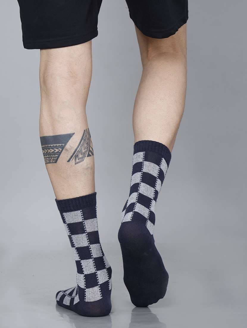 men self design above ankle length socks combo - 21588765 -  Standard Image - 4