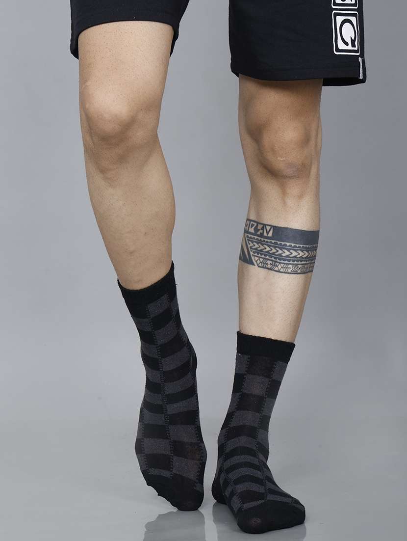 men self design above ankle length socks combo - 21588767 -  Standard Image - 1