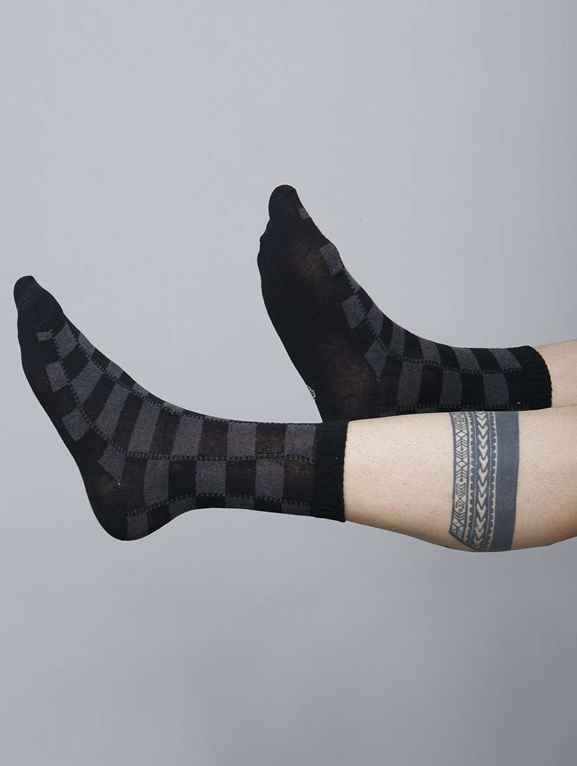 men self design above ankle length socks combo - 21588767 -  Standard Image - 4